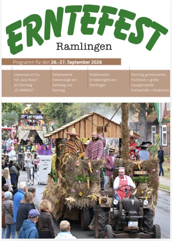 Flyer Erntefest 2026